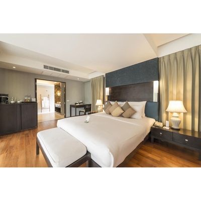 China Commercial 3-5 Star Hotel Bedroom Furniture Sets Cherry , Walnut Veneer supplier