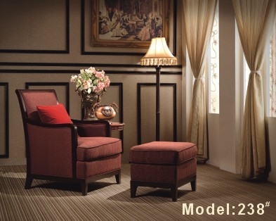 ISO9001 Standard Gelaimei Wooden Base Couch Single Seater Comfortable