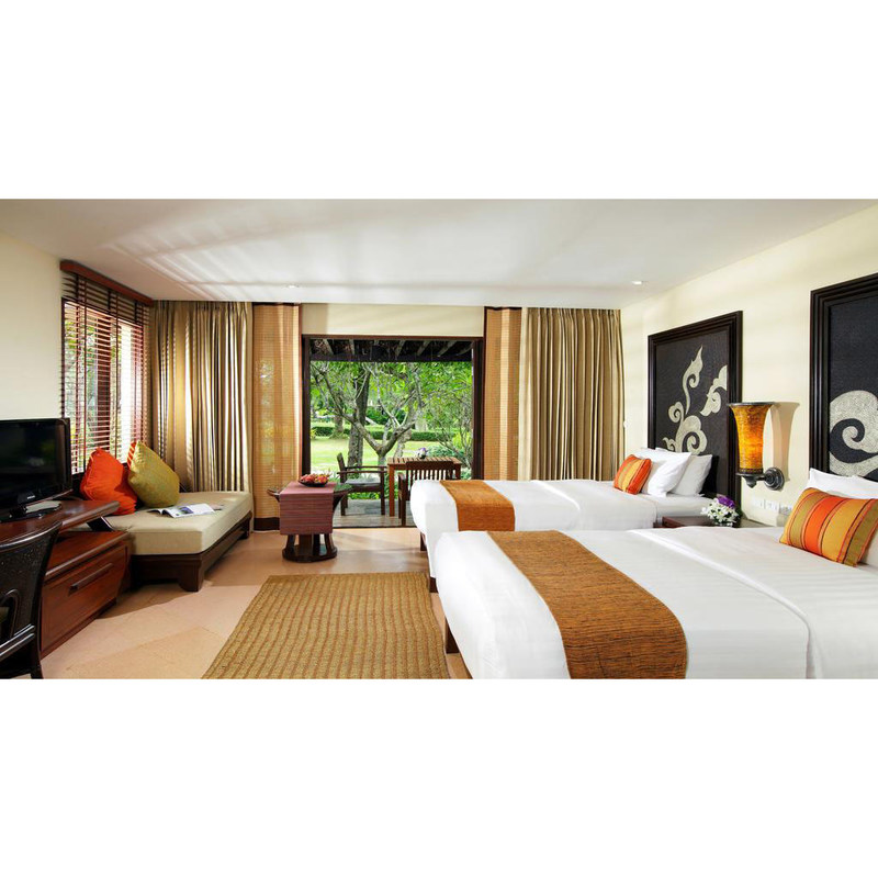 Commercial Hotel Lobby Bedroom Suite Furniture Durable Fabric Or PU