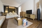 Commercial 3-5 Star Hotel Bedroom Furniture Sets Cherry , Walnut Veneer supplier