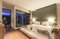 Commercial 3-5 Star Hotel Bedroom Furniture Sets Cherry , Walnut Veneer supplier