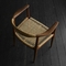 ISO9001 Certified Wooden Hotel Chairs Rattan Easy Chair OEM ODM Welcome