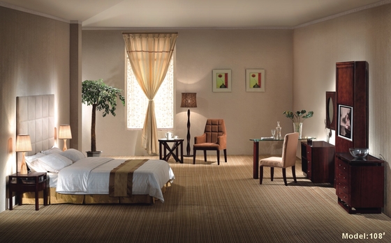 Fabric Upholstery Antique Hotel Bedroom Furniture Sets ODM OEM Service