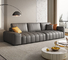 Wood Veneer Commercial Villa Furniture Living Sofa And Tea Table