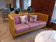 Customized Cozy Loveseat And 3 Seat Couch Rectangular 1.8m Length