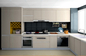 ISO14001 Customized Luxury Laminate Kitchen Cabinet Set Acrylic White Kitchen Cabinets