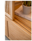 800*380*980mm Hotel Room Cabinet Swood Storage Locker With Glass Door